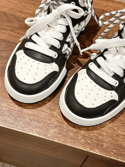 Dior First High-Top Sneaker, Panda