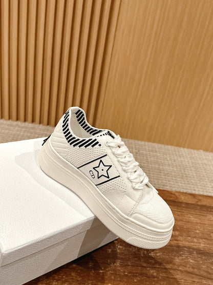 Dior First High-Top Sneaker, Orange