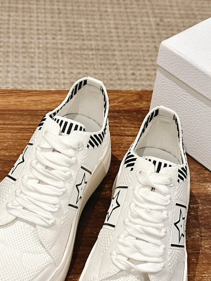 Dior First High-Top Sneaker, Orange