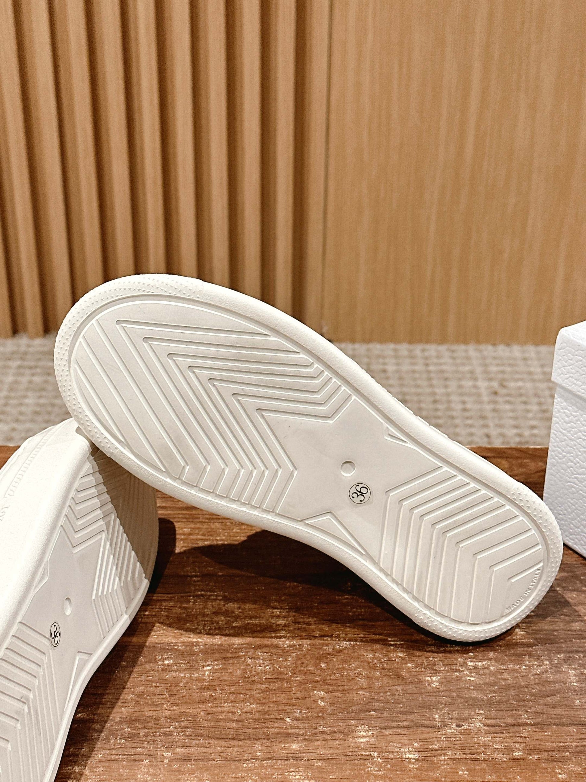 Dior First High-Top Sneaker, Orange