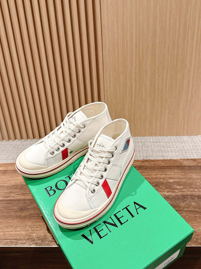 Bottega Veneta Retro Eliot Sneakers, Red