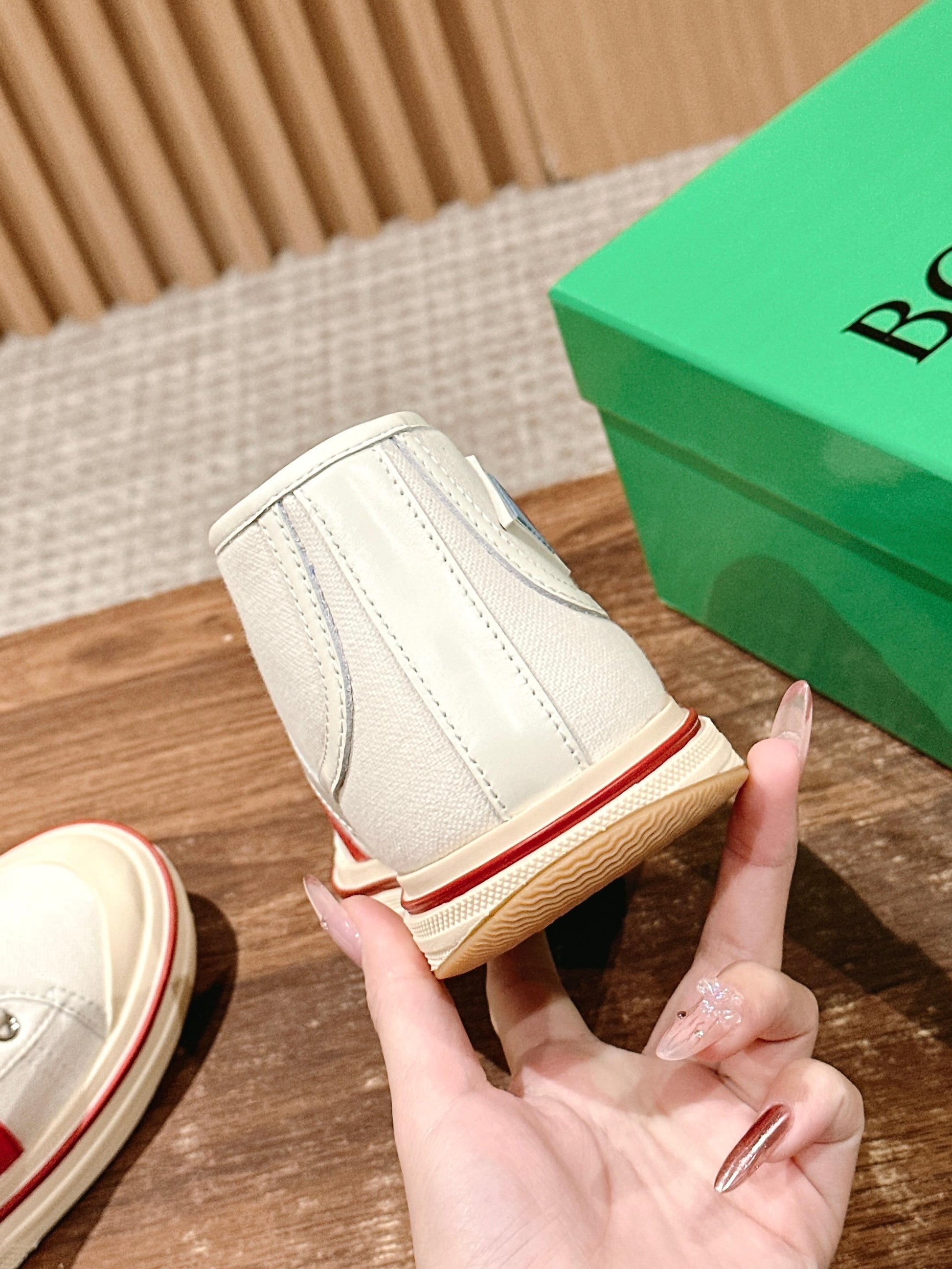 Bottega Veneta Retro Eliot Sneakers, Red