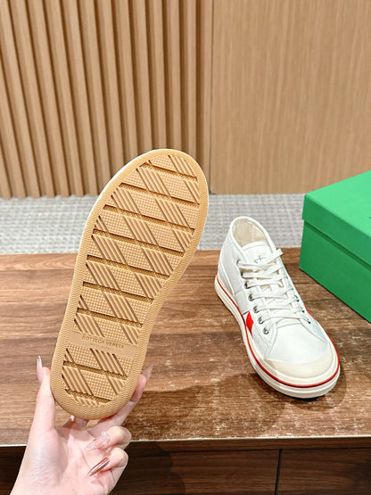 Bottega Veneta Retro Eliot Sneakers, Red