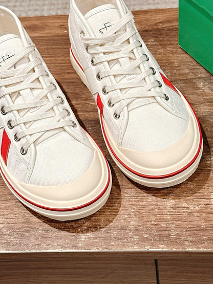 Bottega Veneta Retro Eliot Sneakers, Red