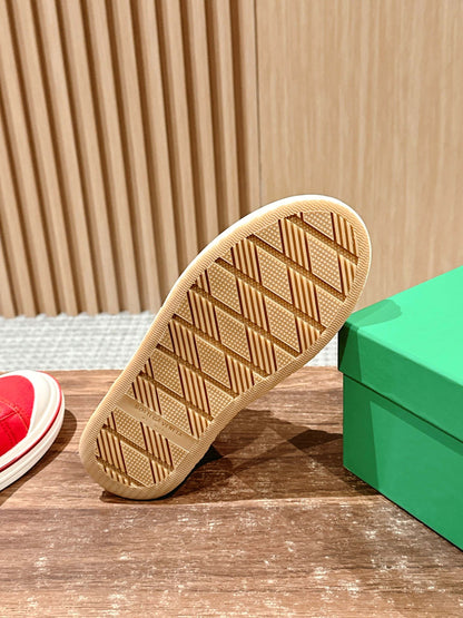 Bottega Veneta Retro Eliot Sneakers, Full Red