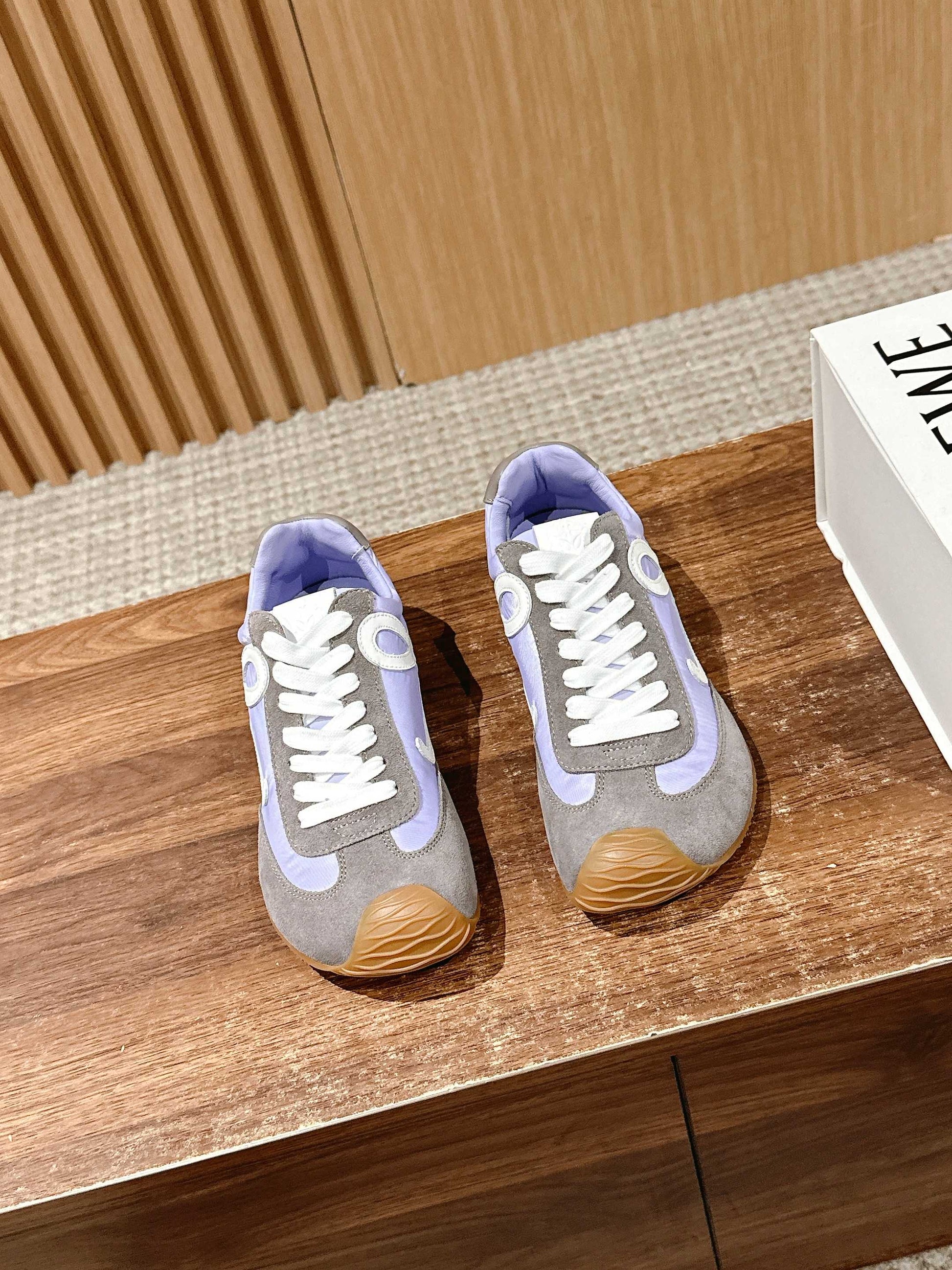 Loewe Ballet Runner 2.0 in nylon and calfskin 05