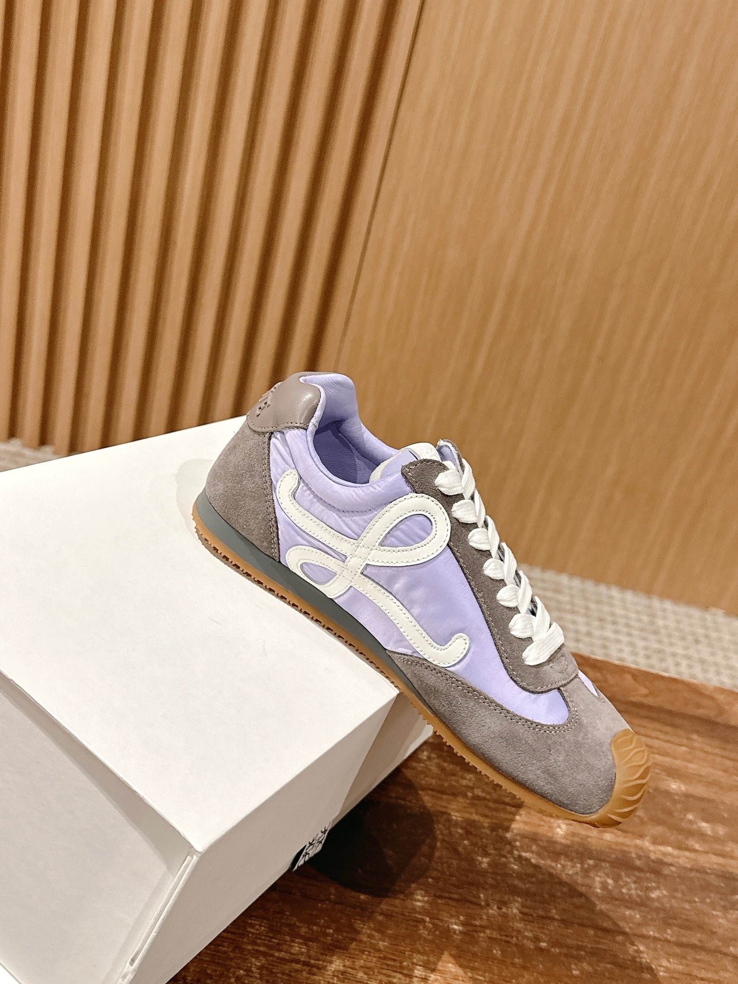 Loewe Ballet Runner 2.0 in nylon and calfskin 05