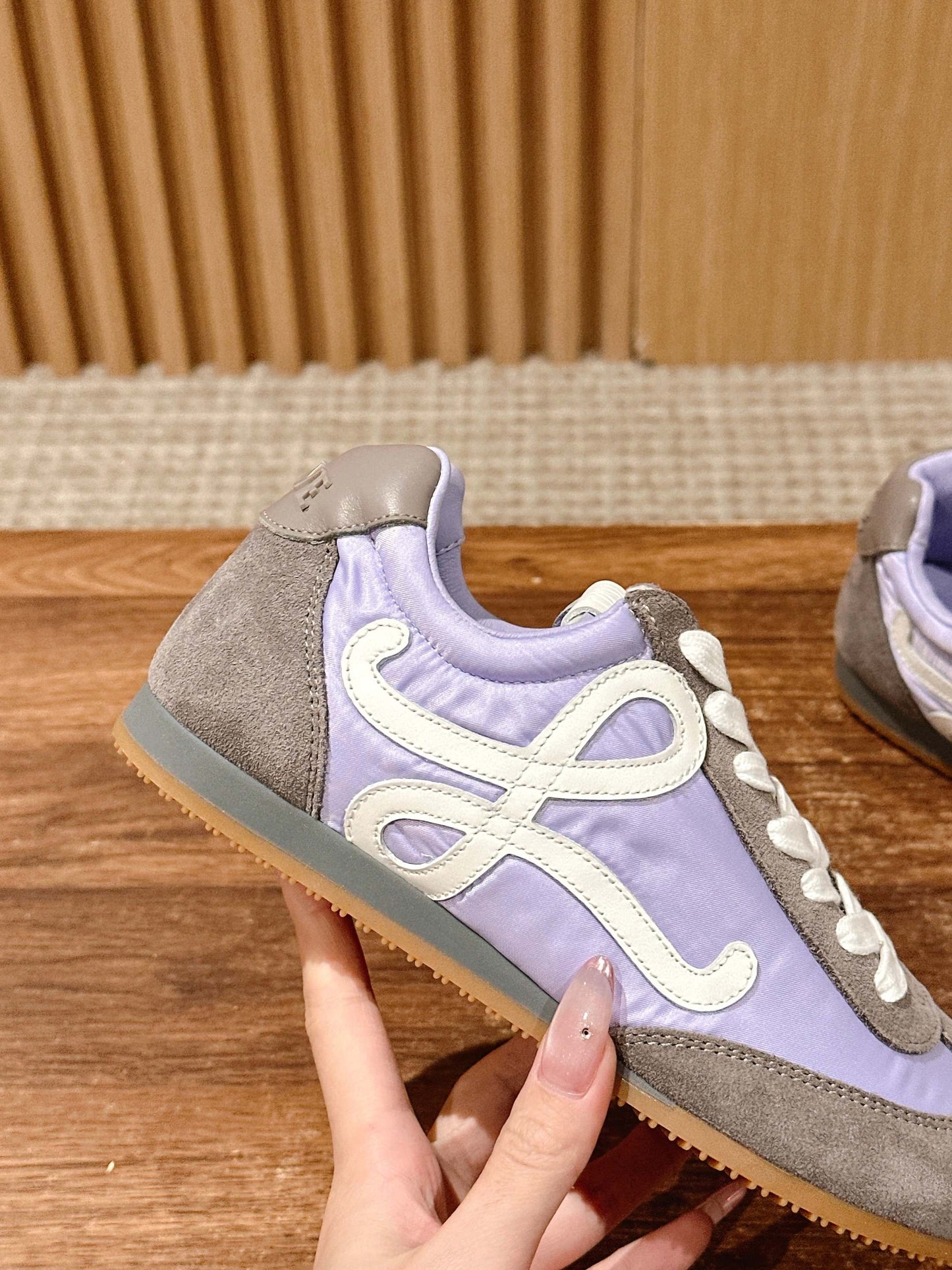 Loewe Ballet Runner 2.0 in nylon and calfskin 05