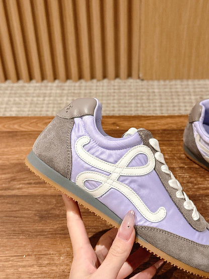 Loewe Ballet Runner 2.0 in nylon and calfskin 05