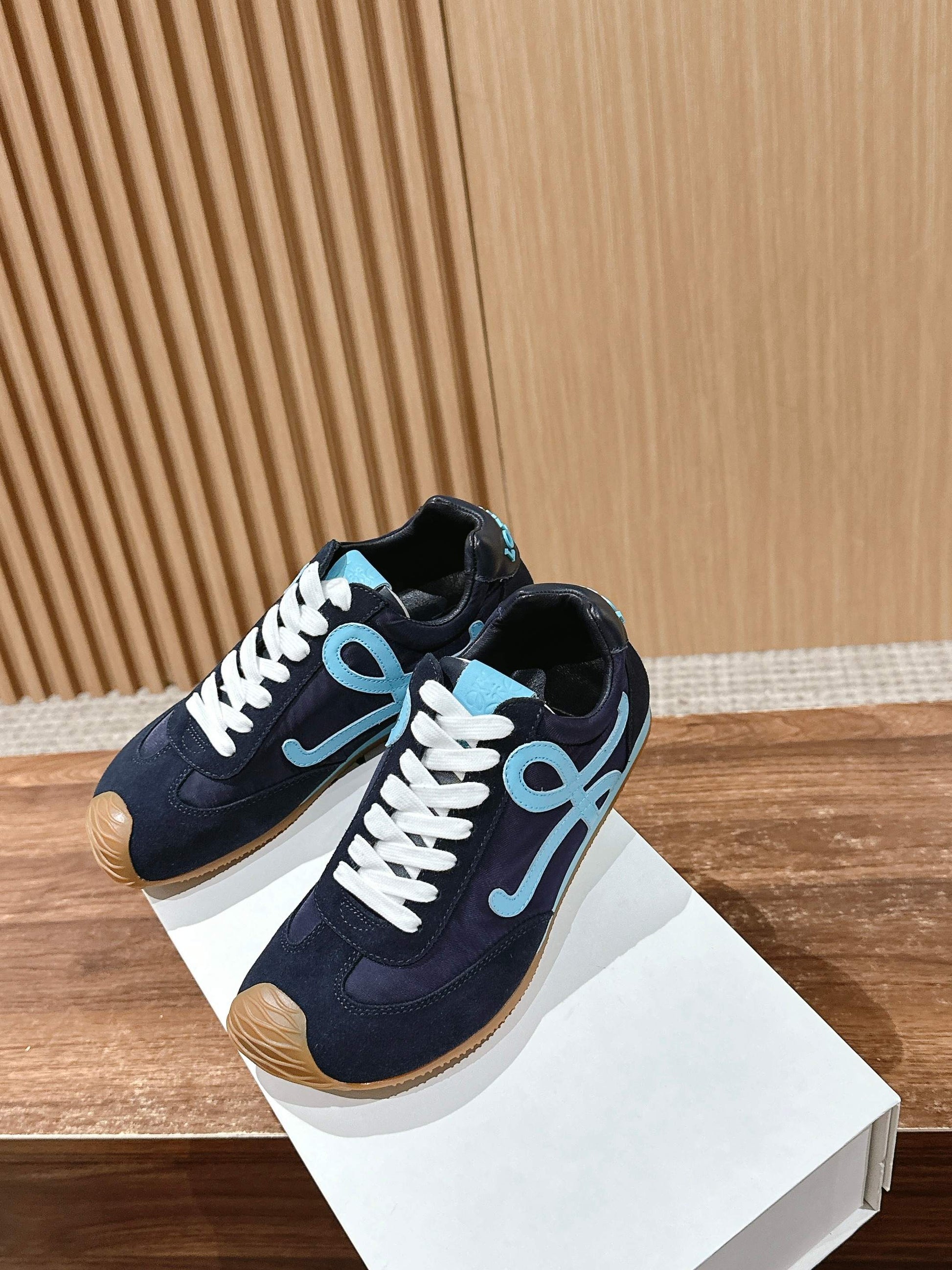 Loewe Ballet Runner 2.0 in nylon and calfskin 04