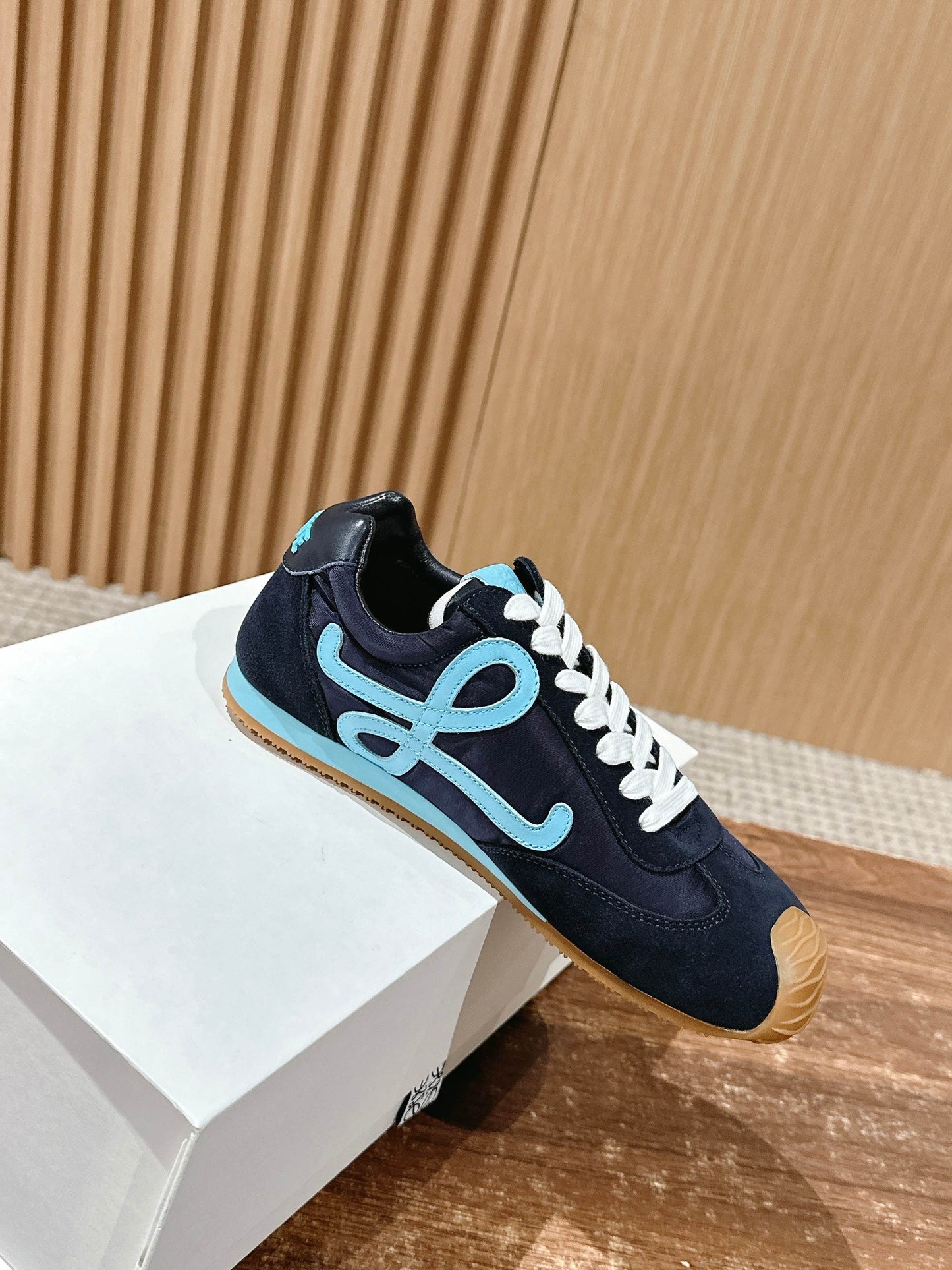 Loewe Ballet Runner 2.0 in nylon and calfskin 04