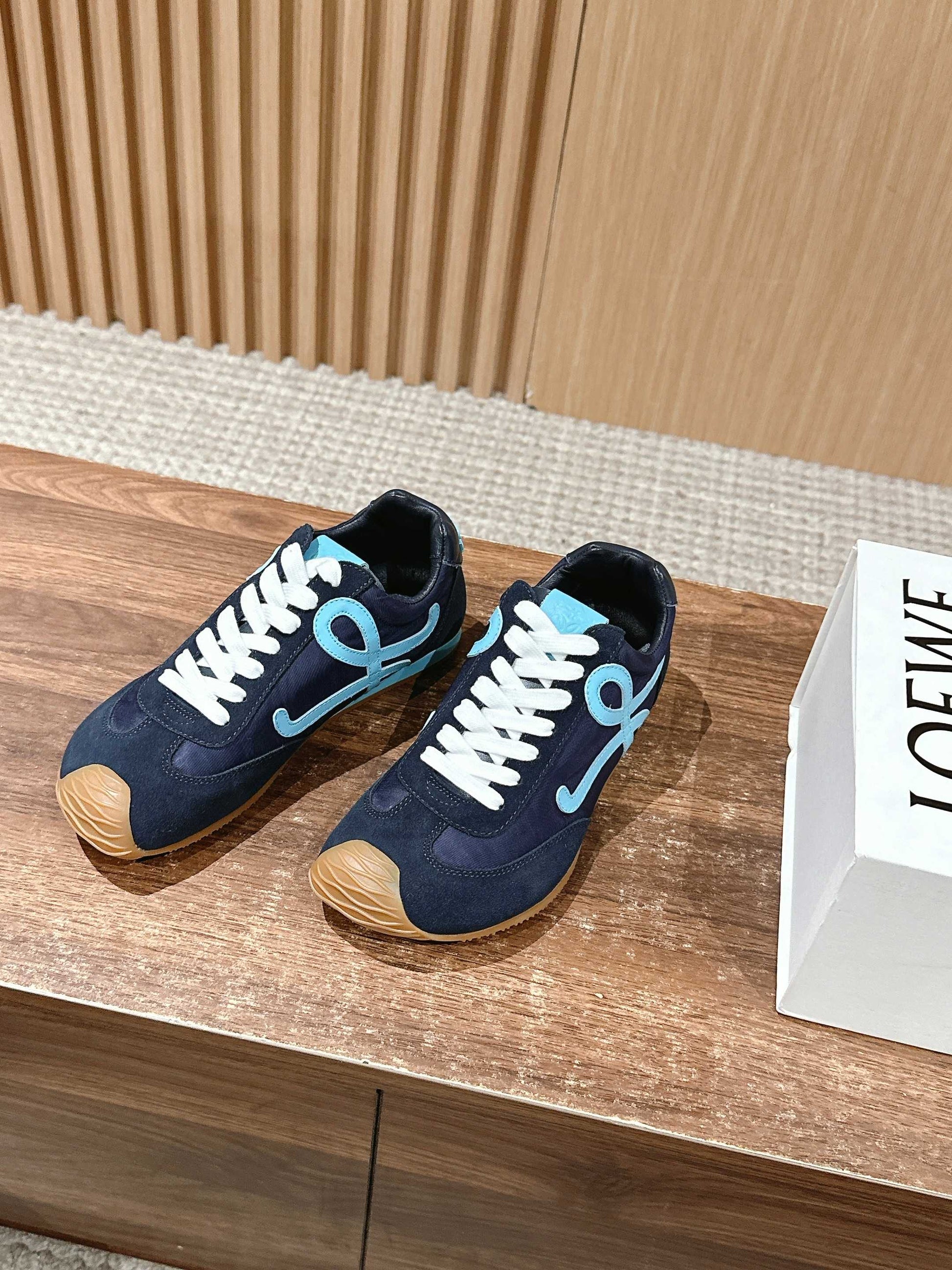 Loewe Ballet Runner 2.0 in nylon and calfskin 04