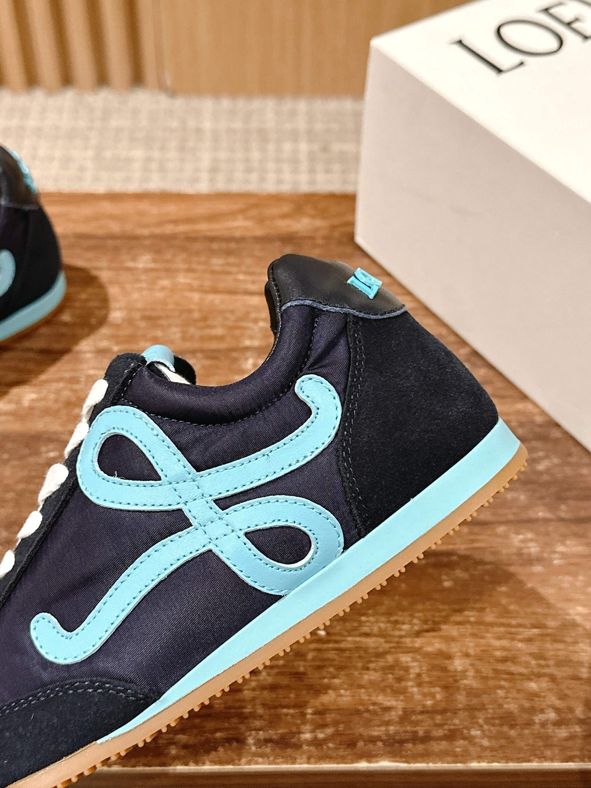 Loewe Ballet Runner 2.0 in nylon and calfskin 04