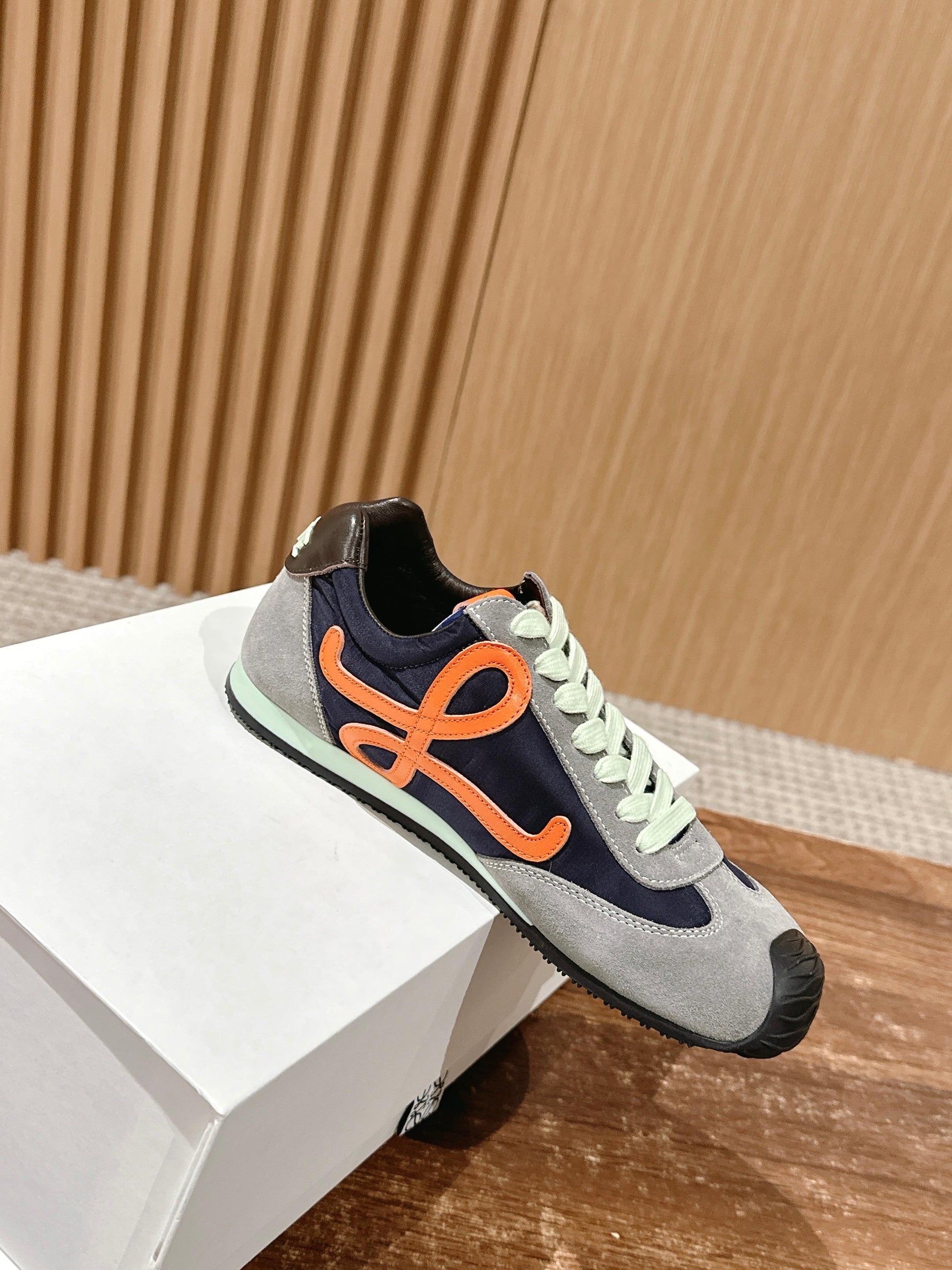 Loewe Ballet Runner 2.0 in nylon and calfskin 03