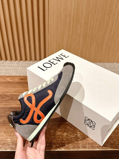 Loewe Ballet Runner 2.0 in nylon and calfskin 03