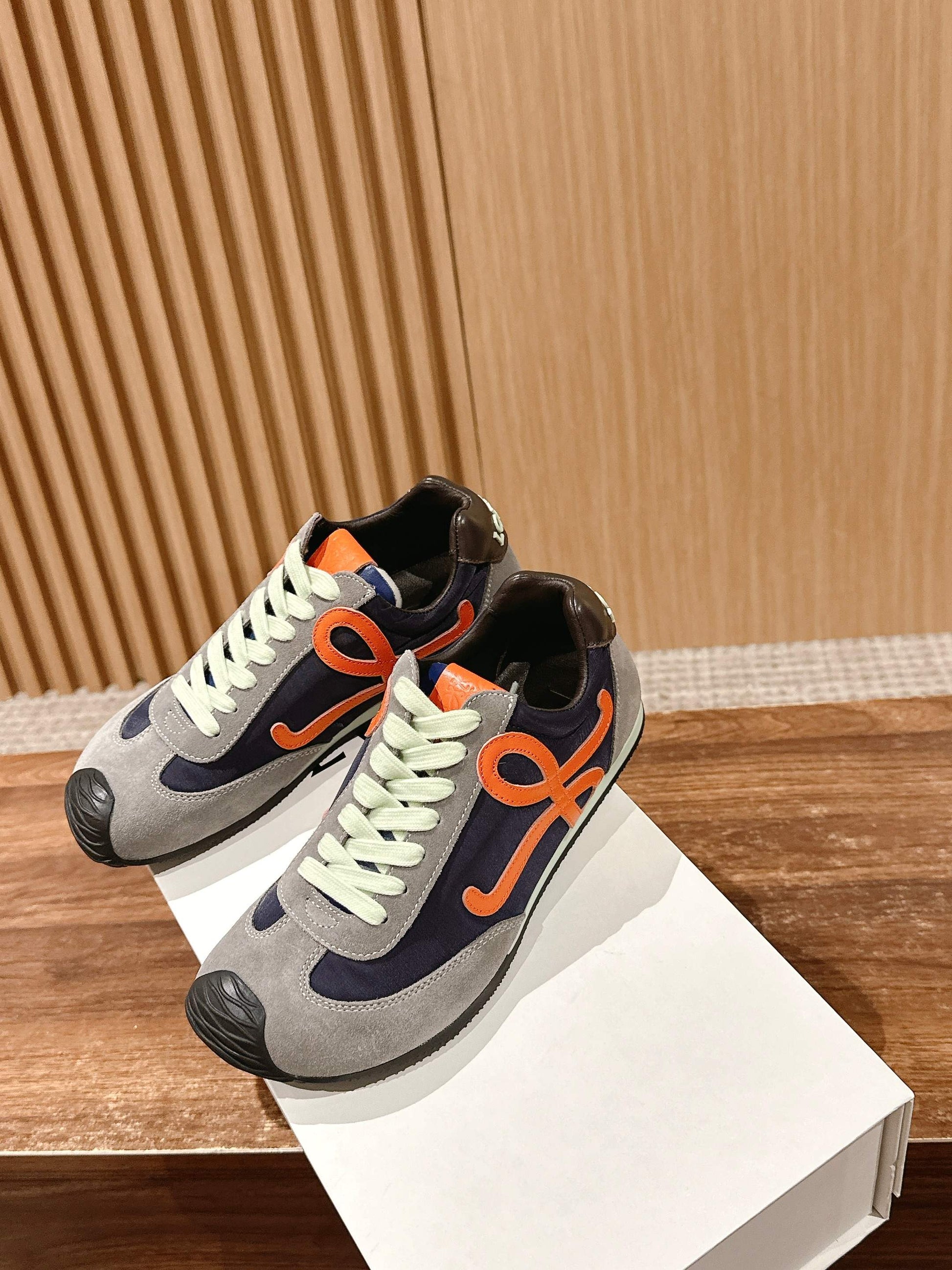 Loewe Ballet Runner 2.0 in nylon and calfskin 03