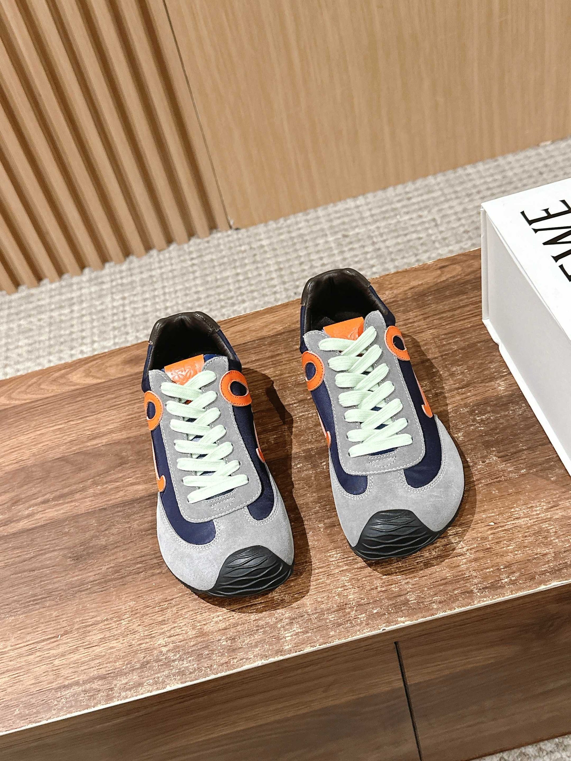 Loewe Ballet Runner 2.0 in nylon and calfskin 03