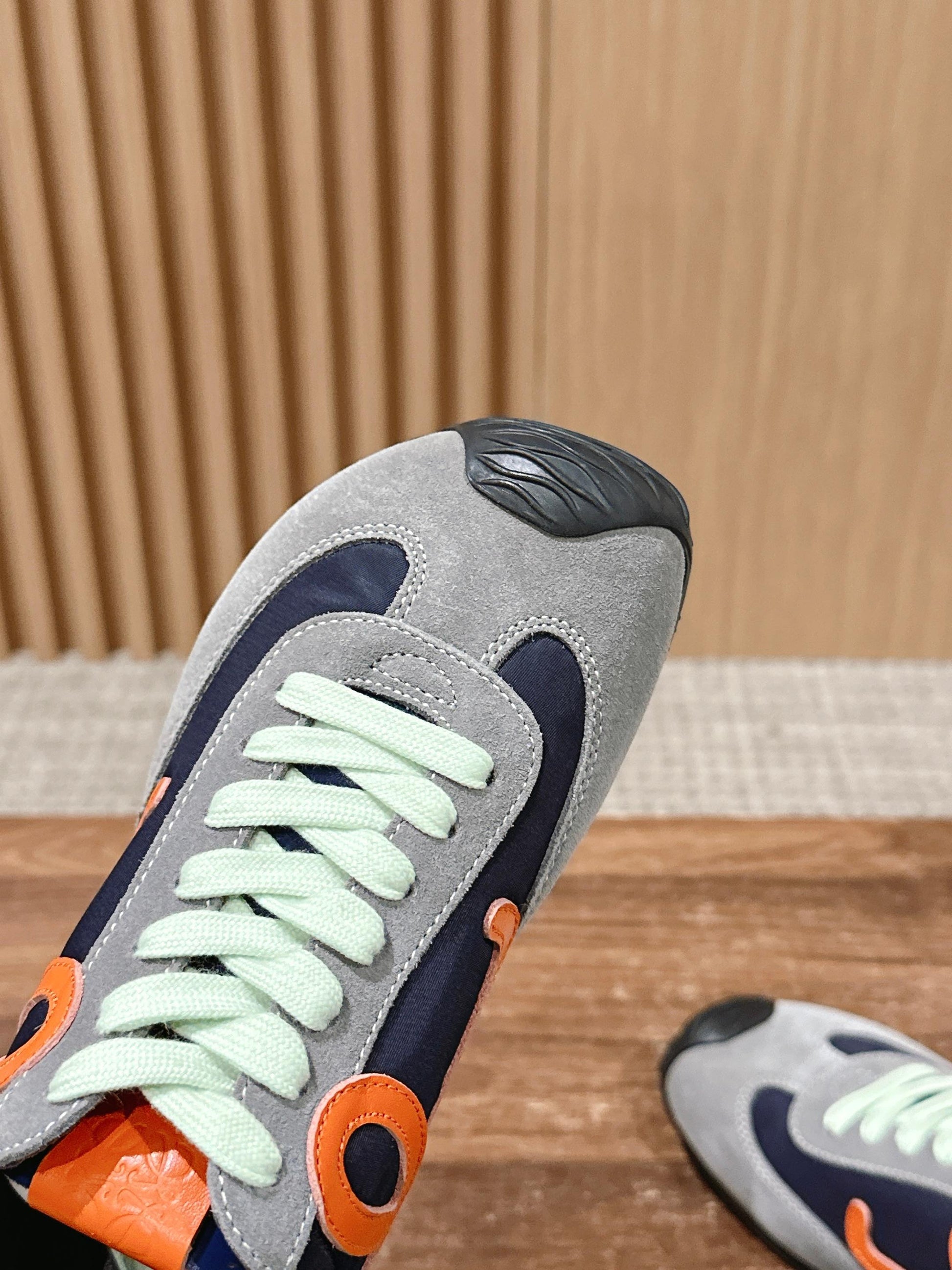 Loewe Ballet Runner 2.0 in nylon and calfskin 03