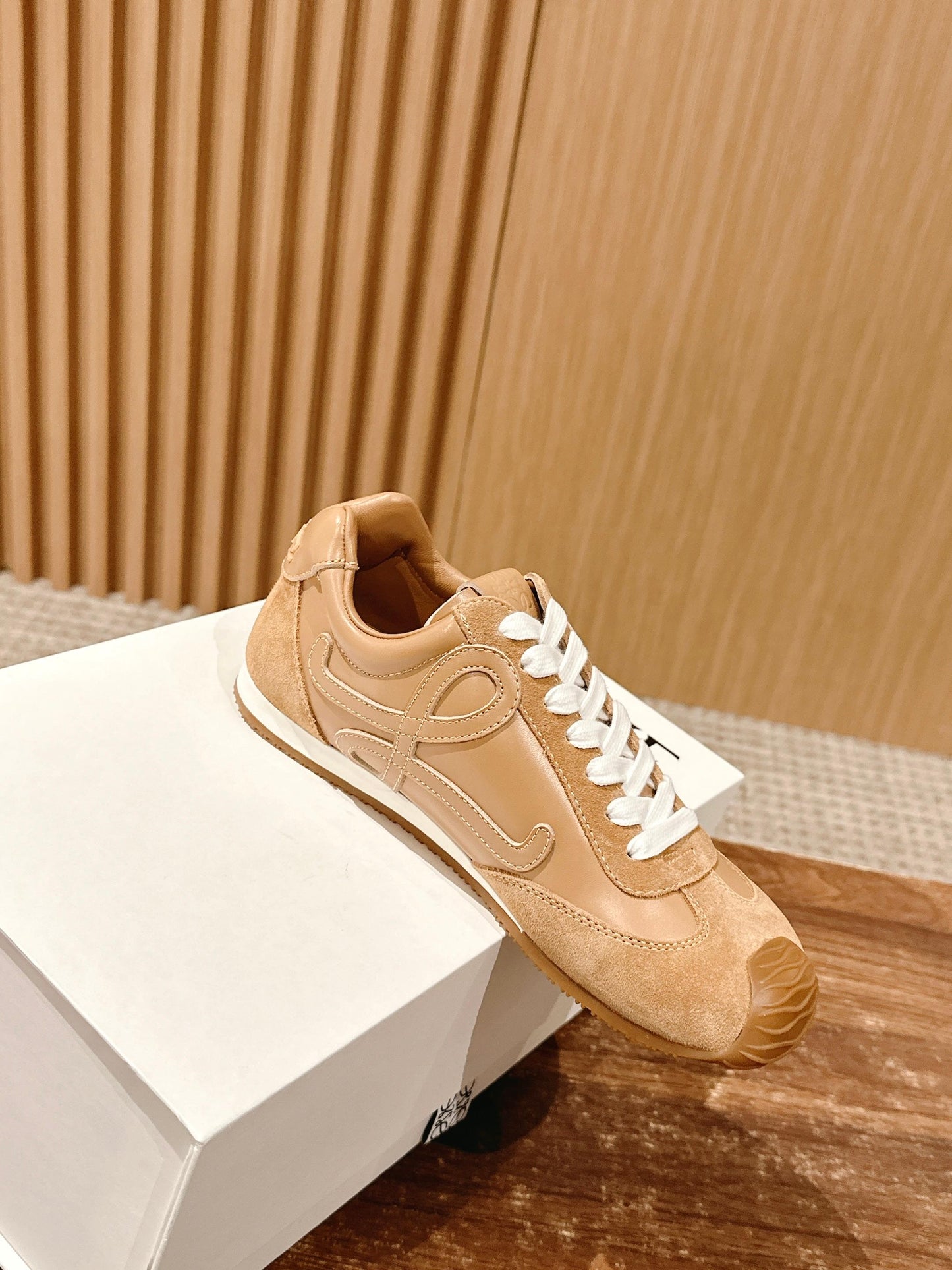 Loewe Ballet Runner 2.0 in nylon and calfskin 02