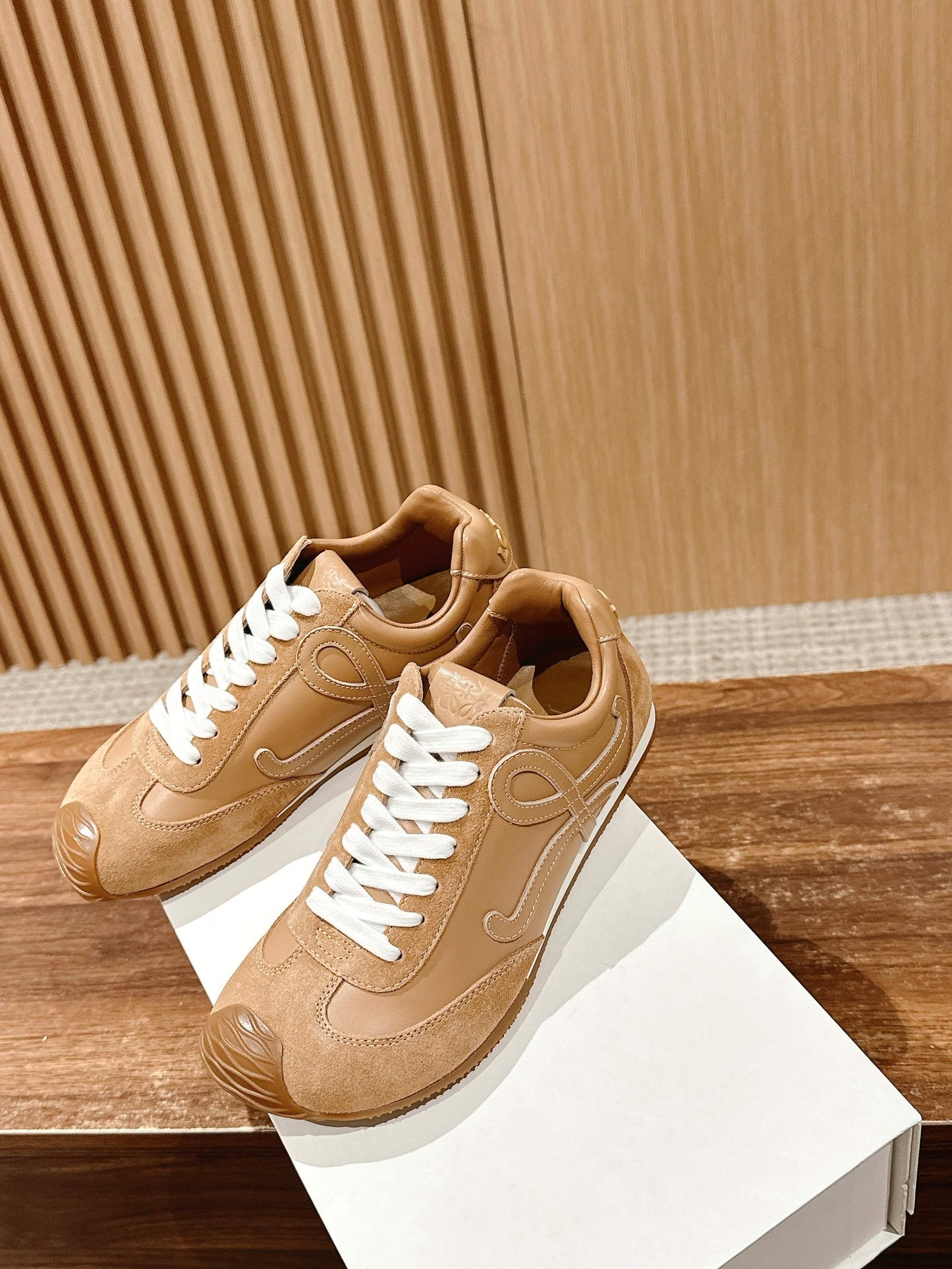 Loewe Ballet Runner 2.0 in nylon and calfskin 02