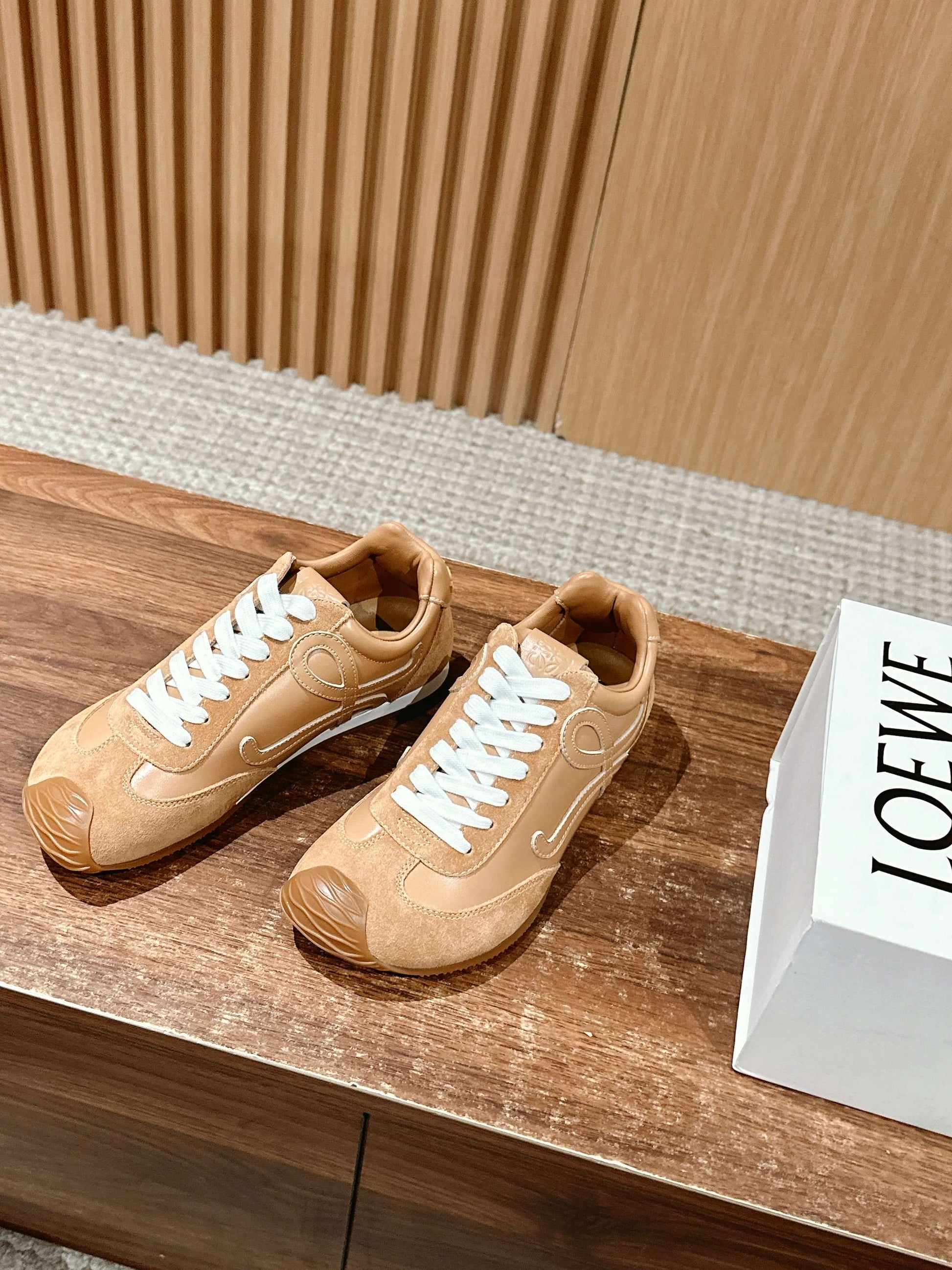 Loewe Ballet Runner 2.0 in nylon and calfskin 02