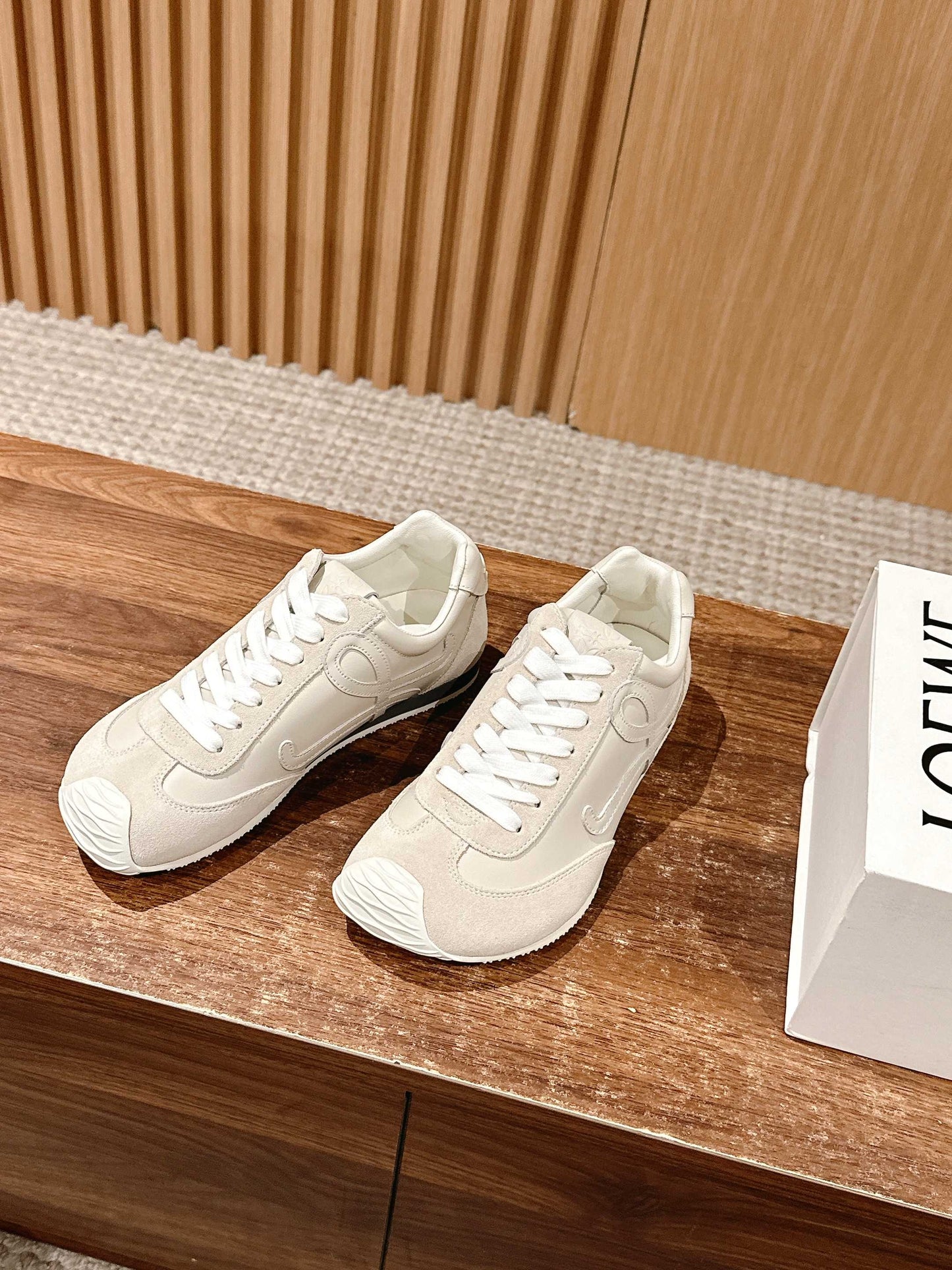 Loewe Ballet Runner 2.0 in nylon and calfskin 01