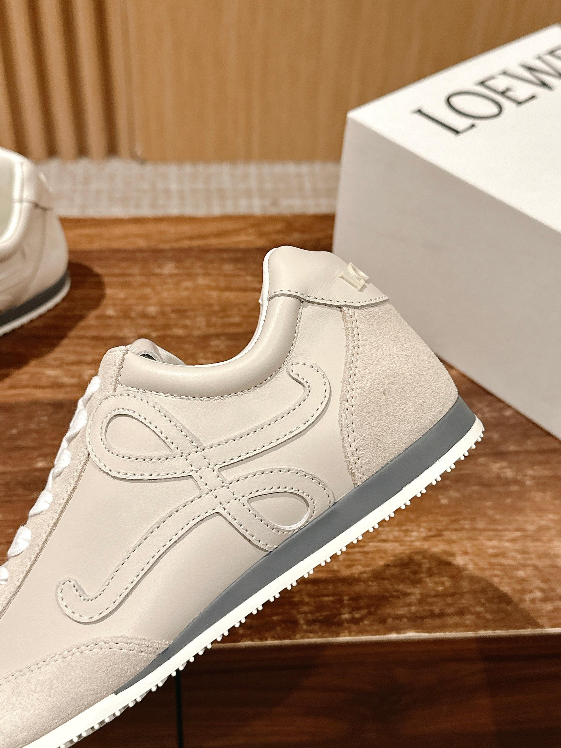 Loewe Ballet Runner 2.0 in nylon and calfskin 01