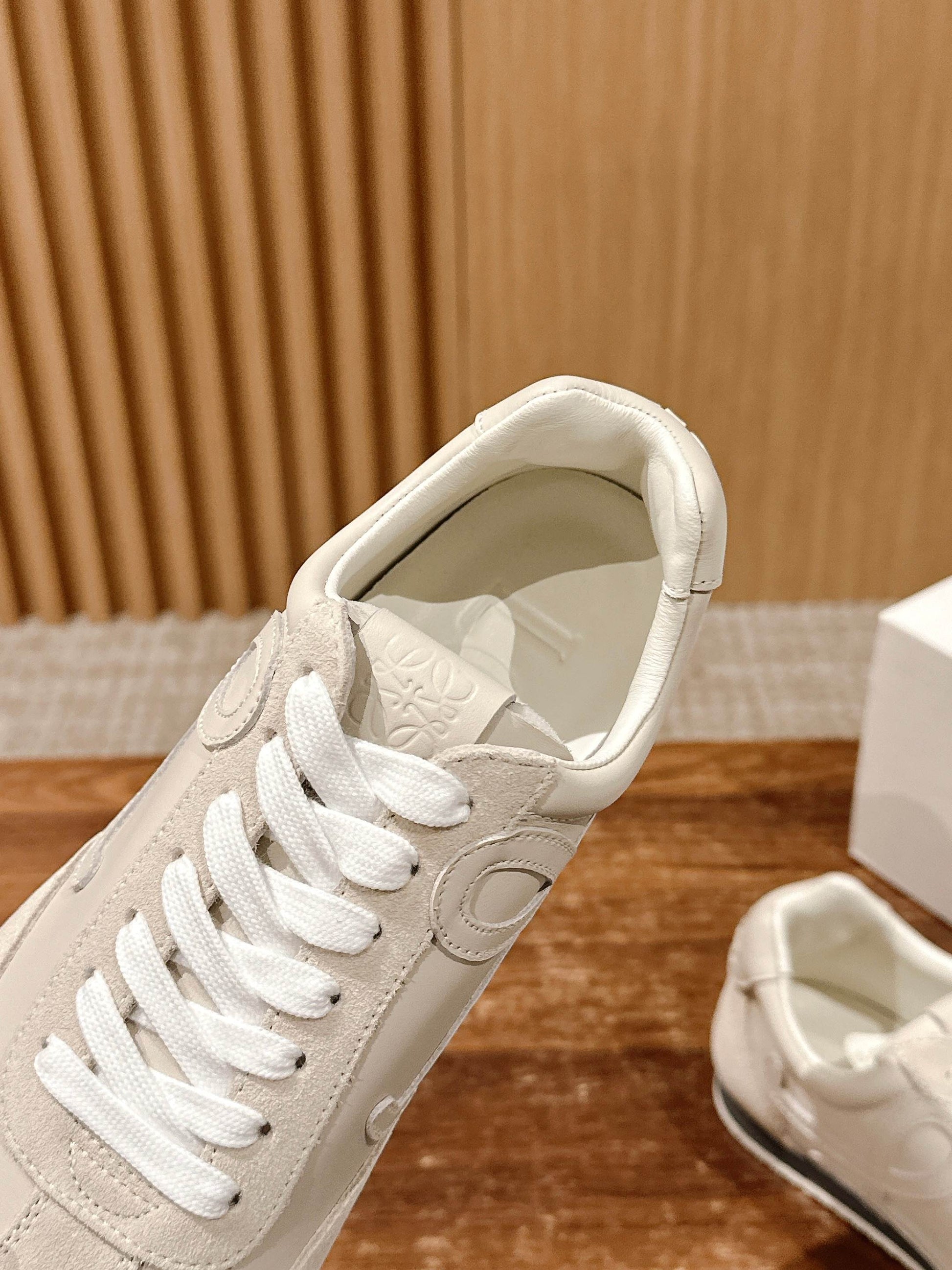 Loewe Ballet Runner 2.0 in nylon and calfskin 01