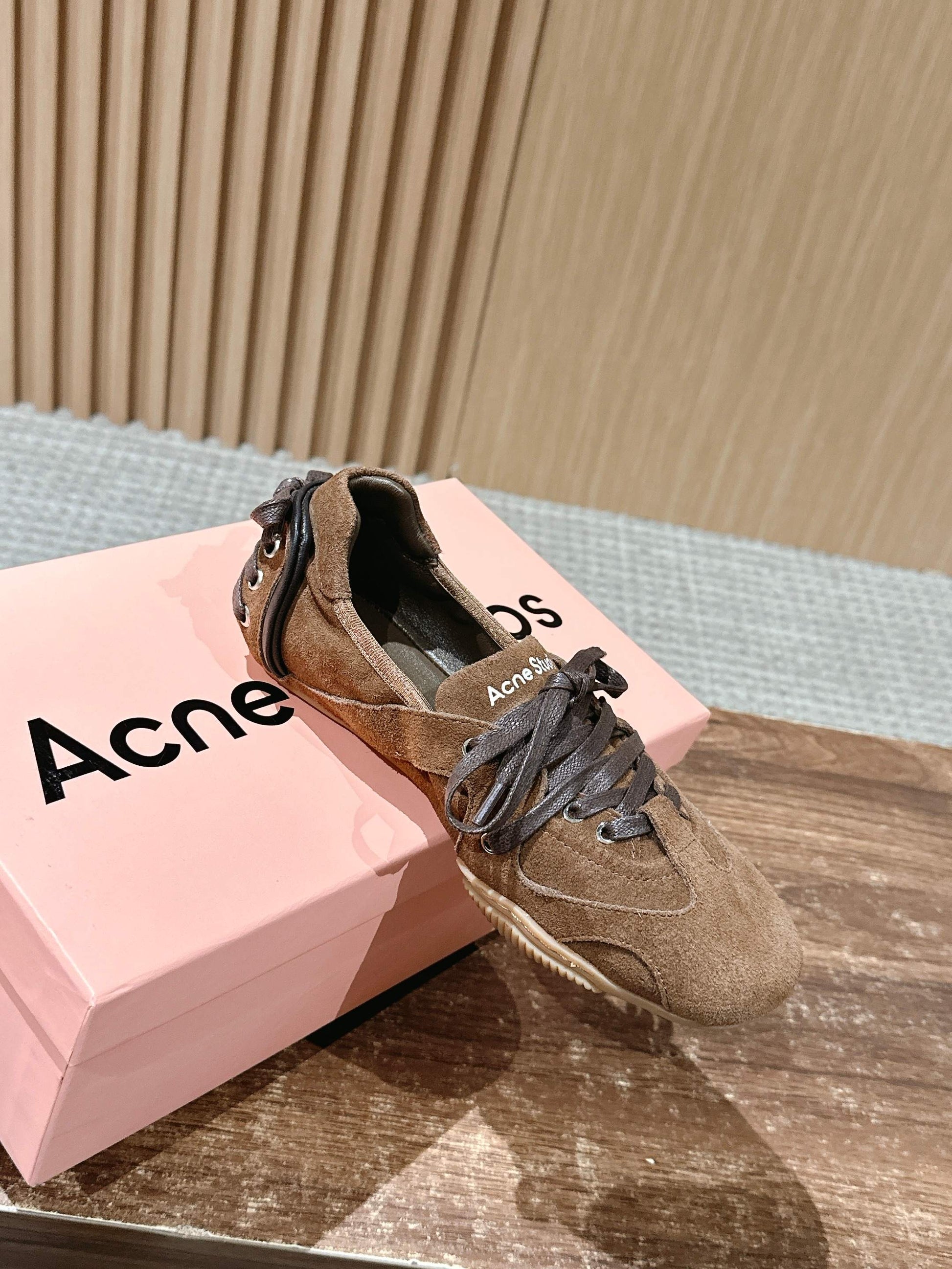 Acne Studios new ballet-inspired Sneakers, Brown