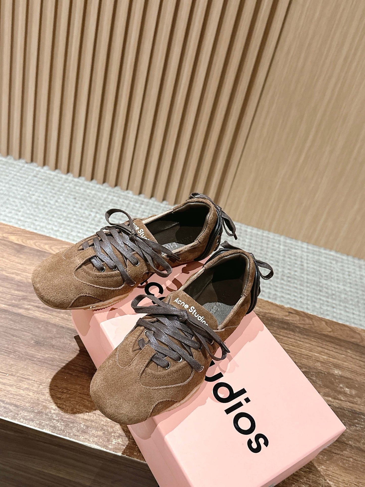 Acne Studios new ballet-inspired Sneakers, Brown