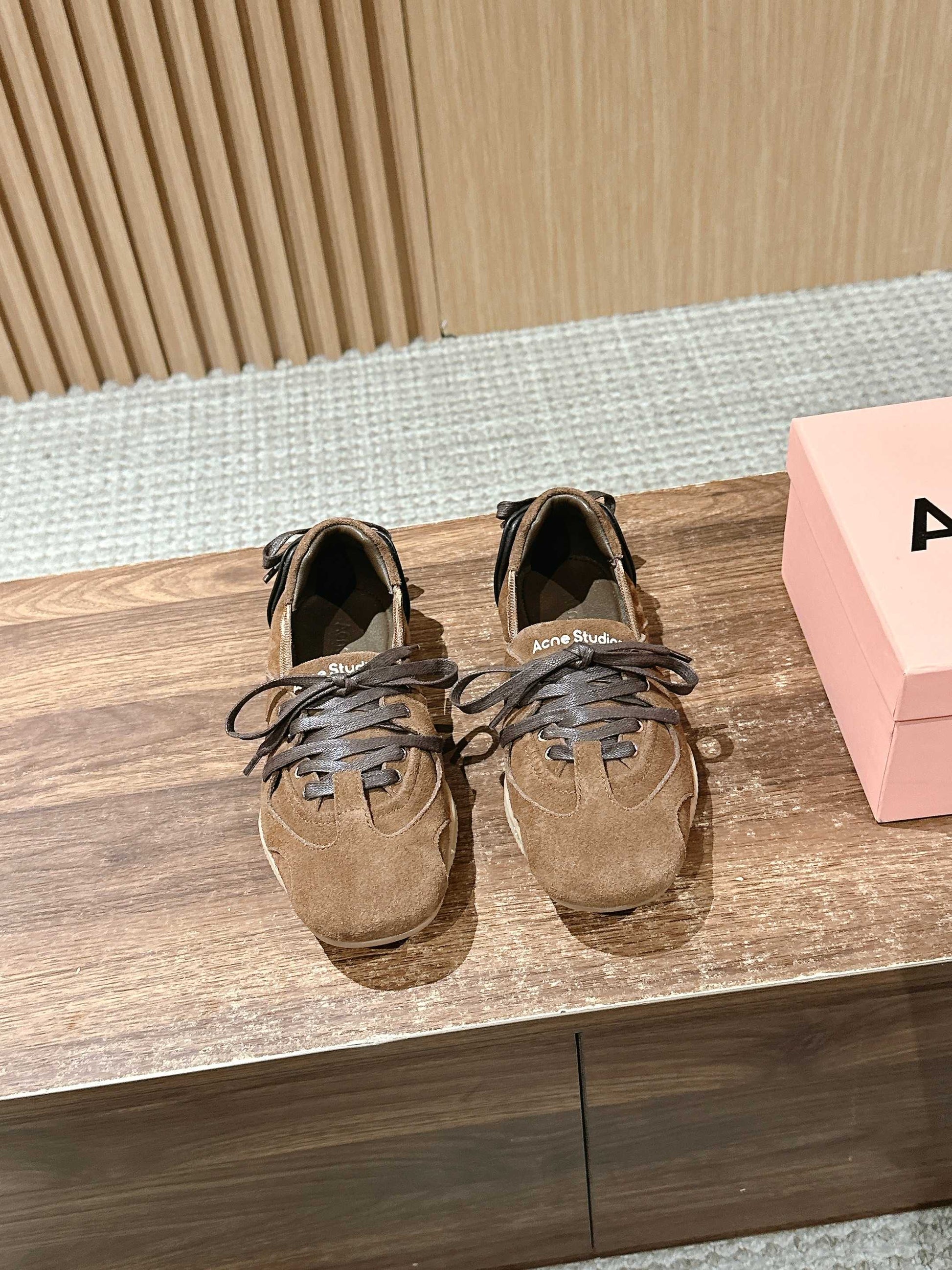Acne Studios new ballet-inspired Sneakers, Brown