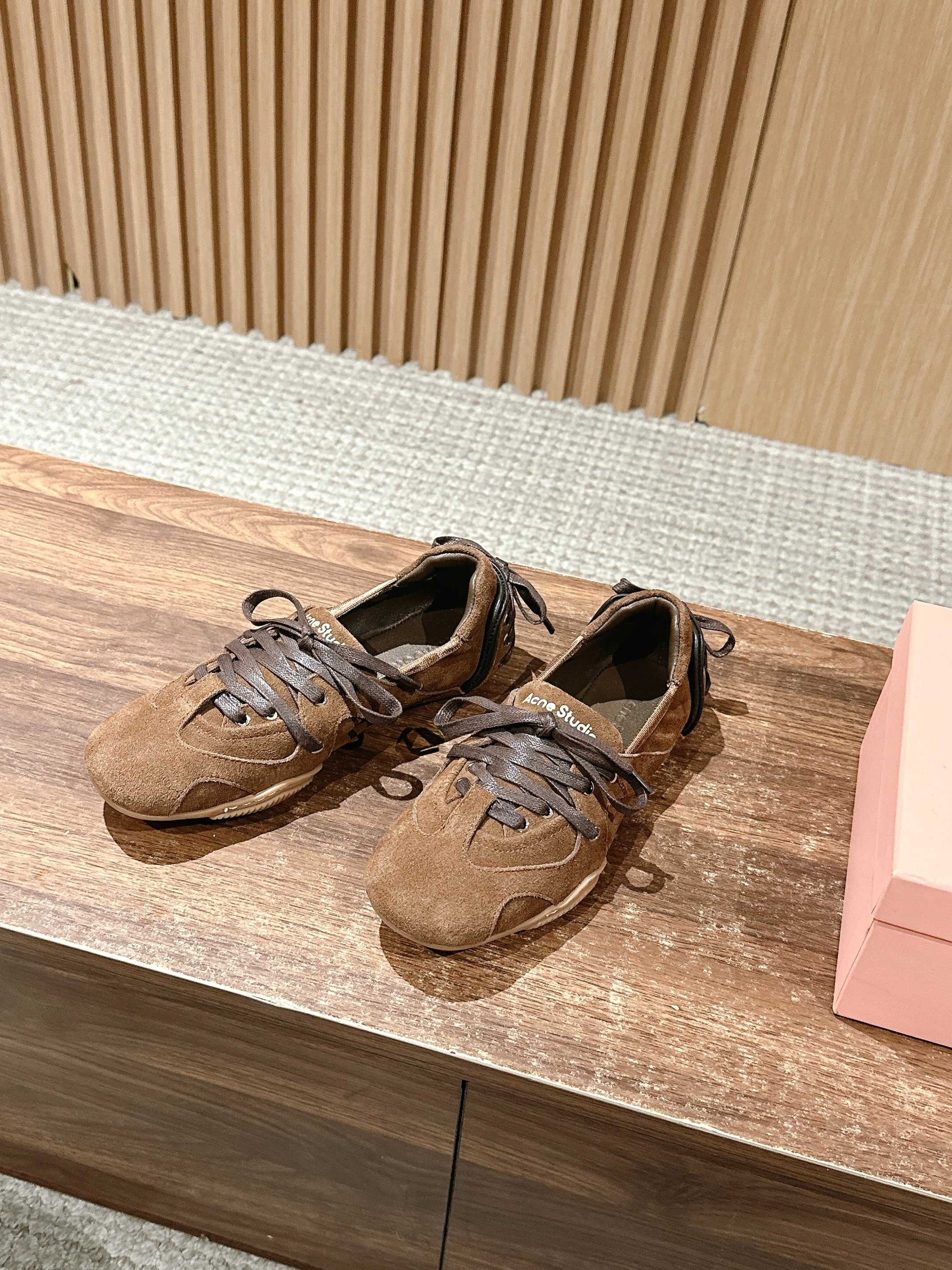 Acne Studios new ballet-inspired Sneakers, Brown