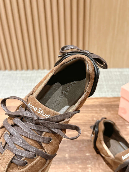 Acne Studios new ballet-inspired Sneakers, Brown