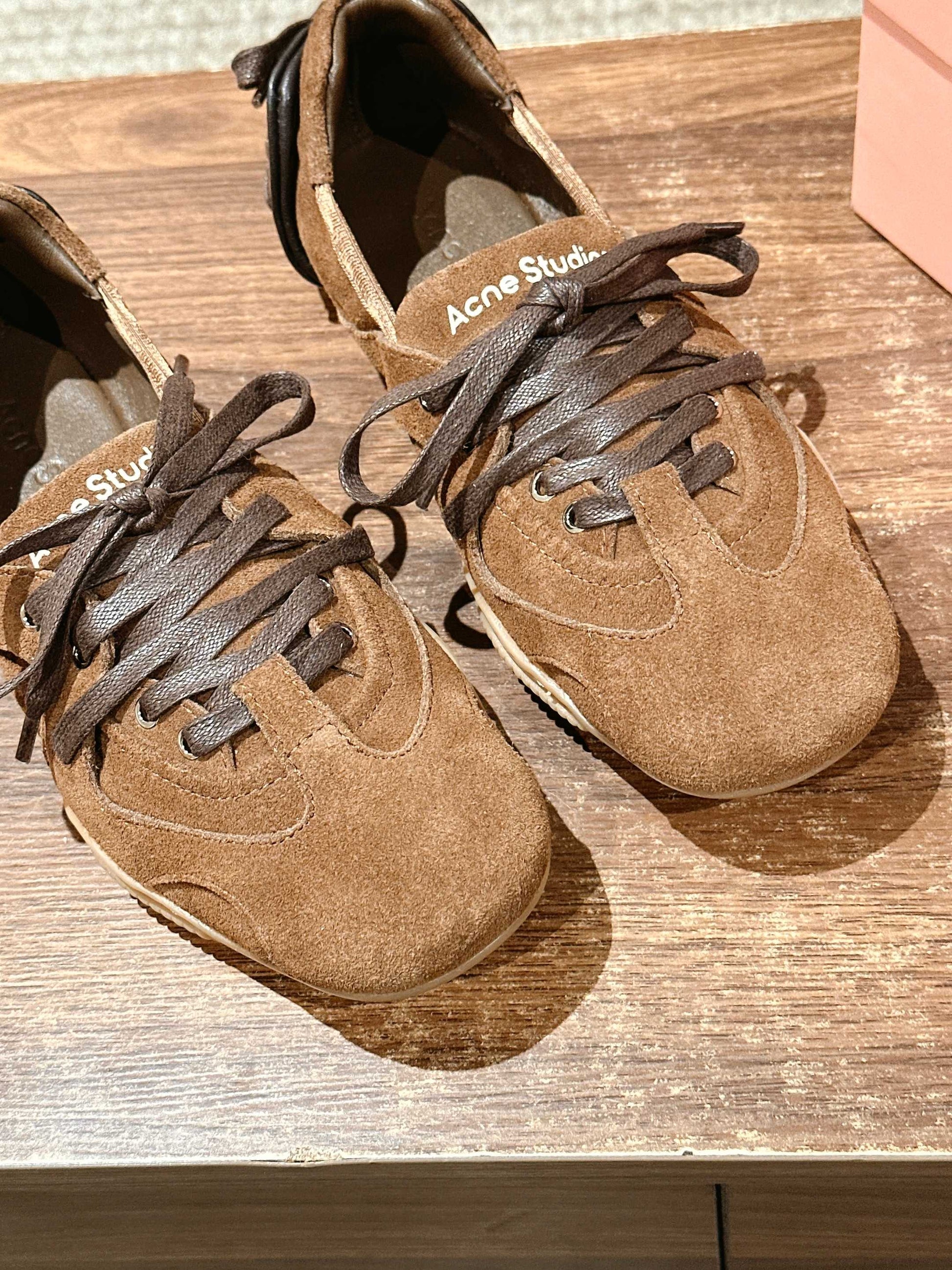 Acne Studios new ballet-inspired Sneakers, Brown