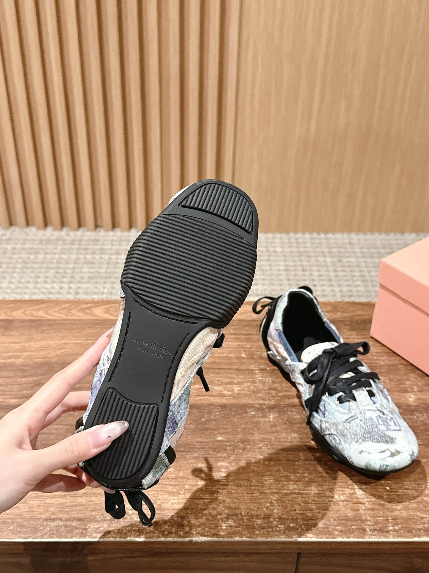 Acne Studios new ballet-inspired Sneakers, Canvas