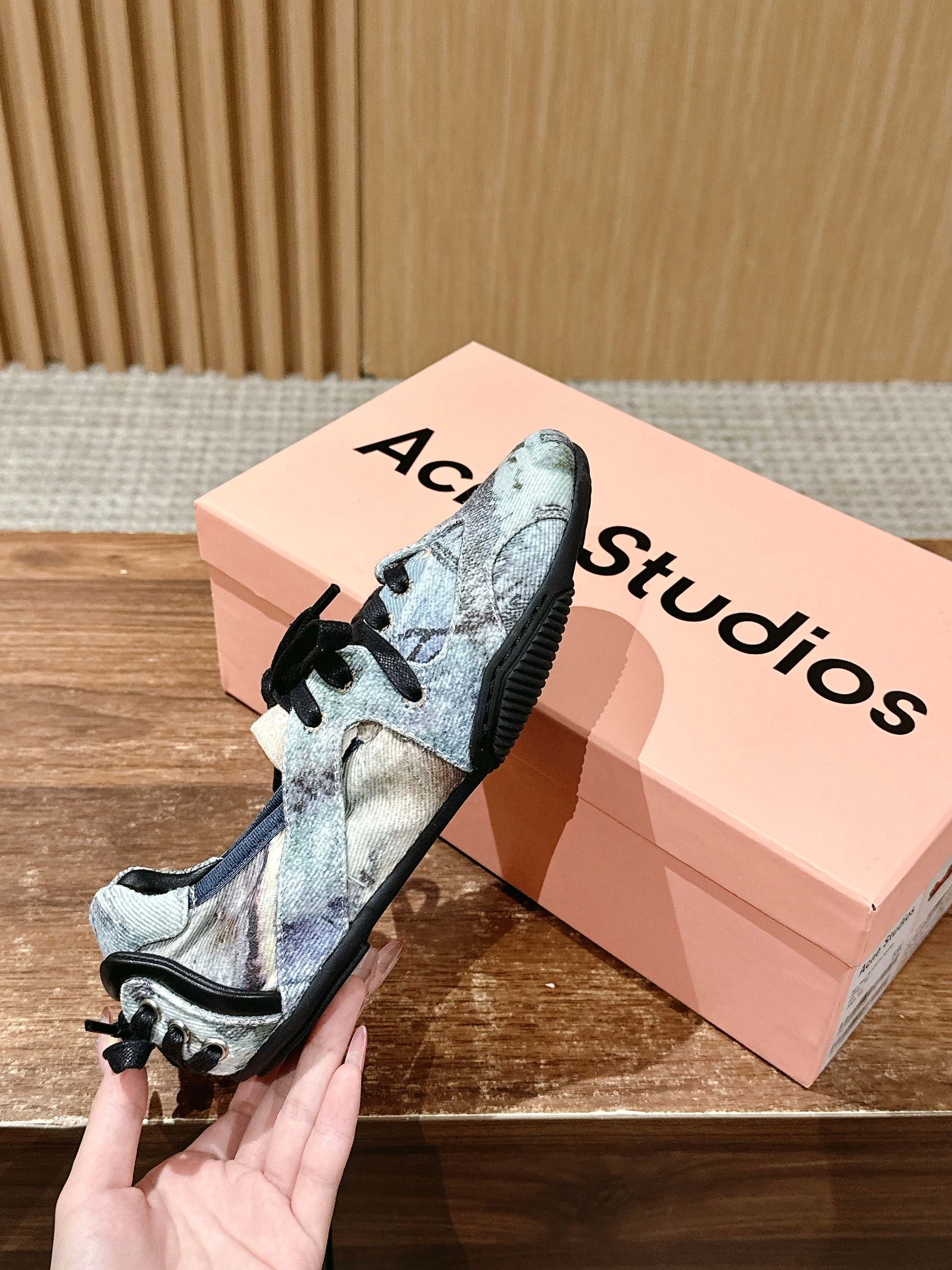 Acne Studios new ballet-inspired Sneakers, Canvas