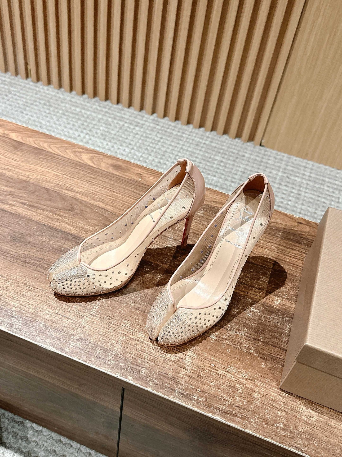 Christian Louboutin × Maison Margiela Split-Toe Stiletto Pumps, Pink