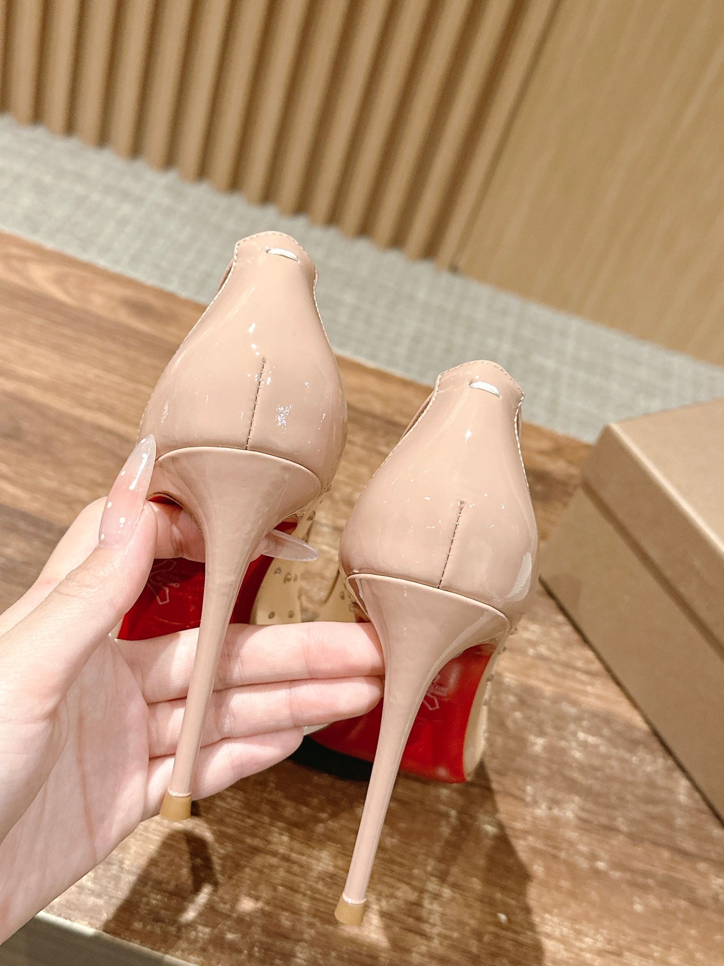 Christian Louboutin × Maison Margiela Split-Toe Stiletto Pumps, Pink