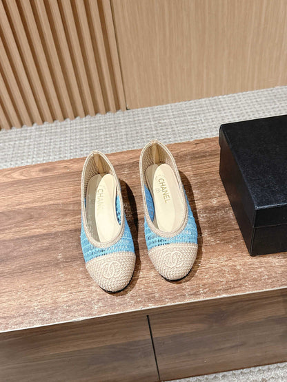 Chanel Classic New Mesh Ballet Flats 01