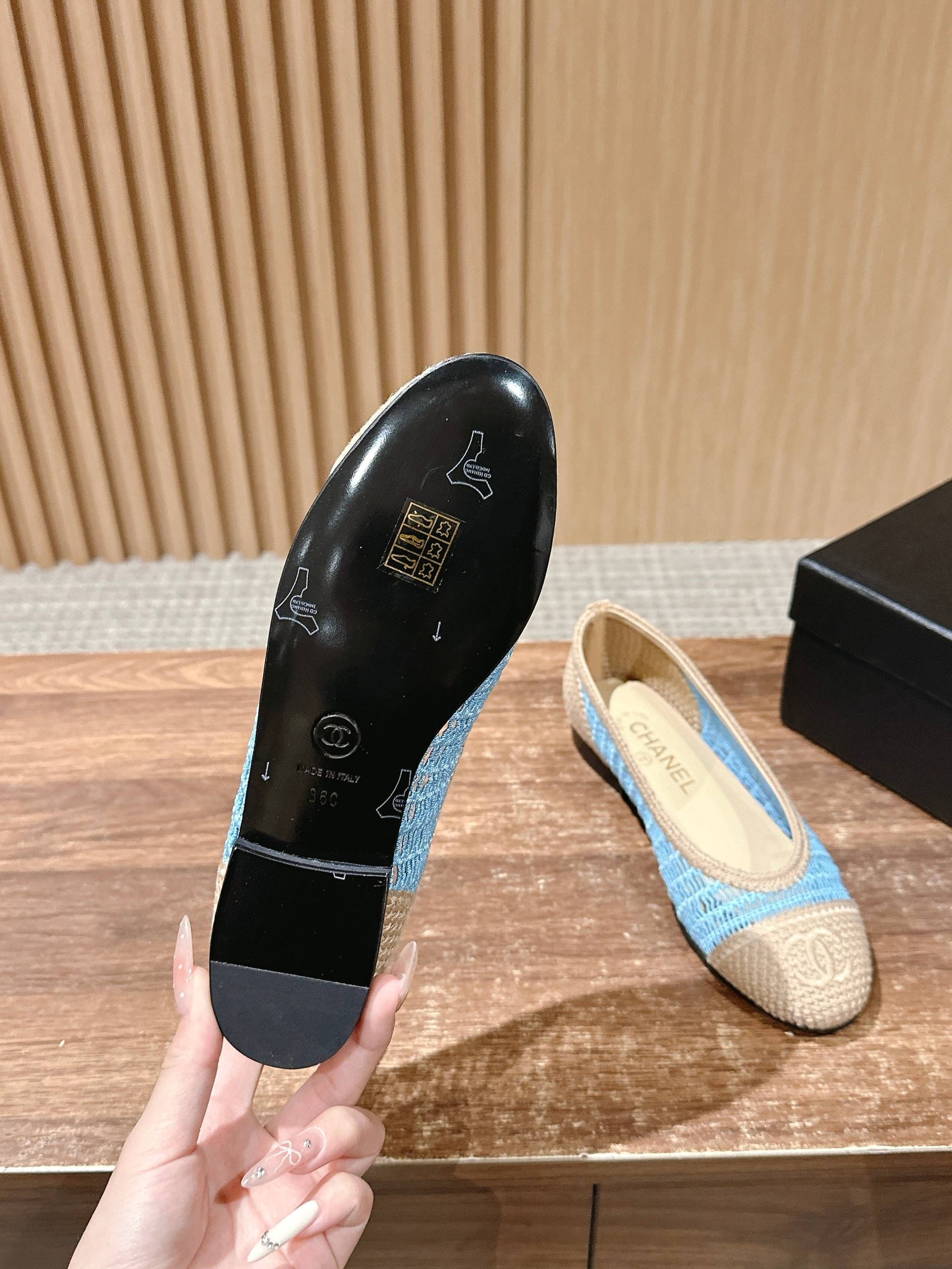 Chanel Classic New Mesh Ballet Flats 01