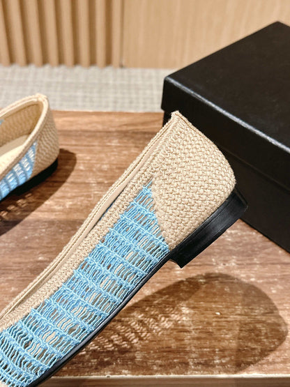 Chanel Classic New Mesh Ballet Flats 01