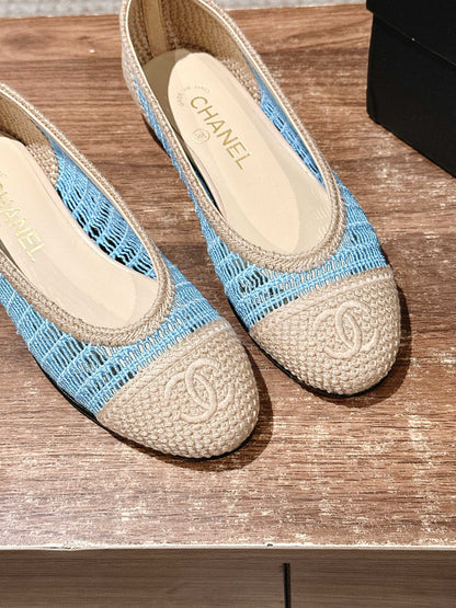 Chanel Classic New Mesh Ballet Flats 01