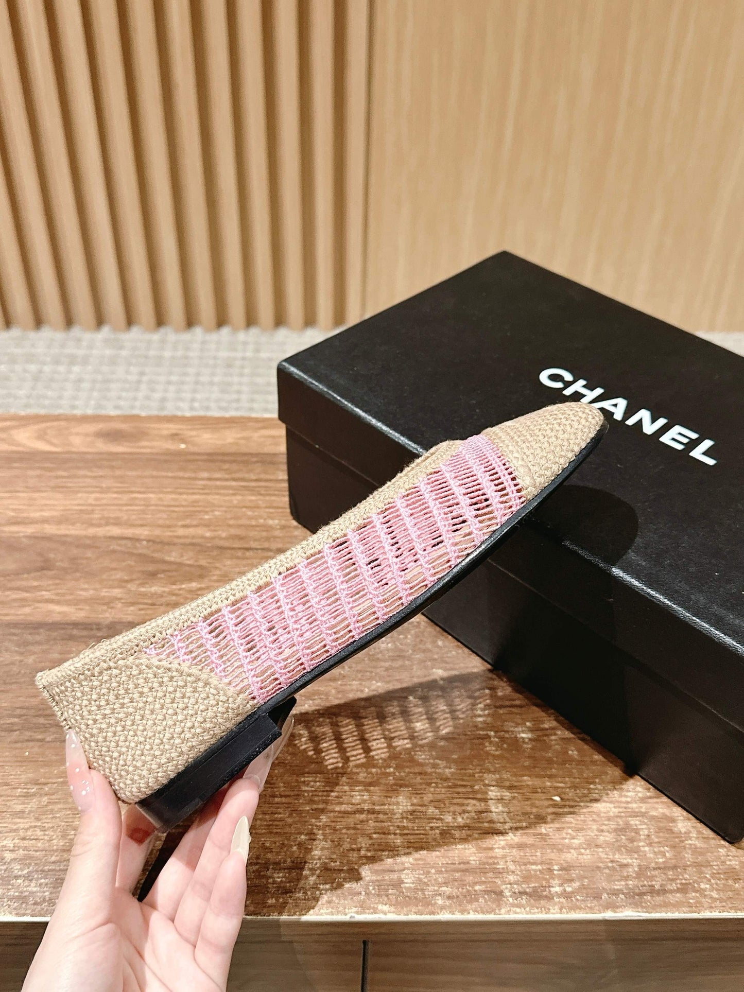 Chanel Classic New Mesh Ballet Flats 05