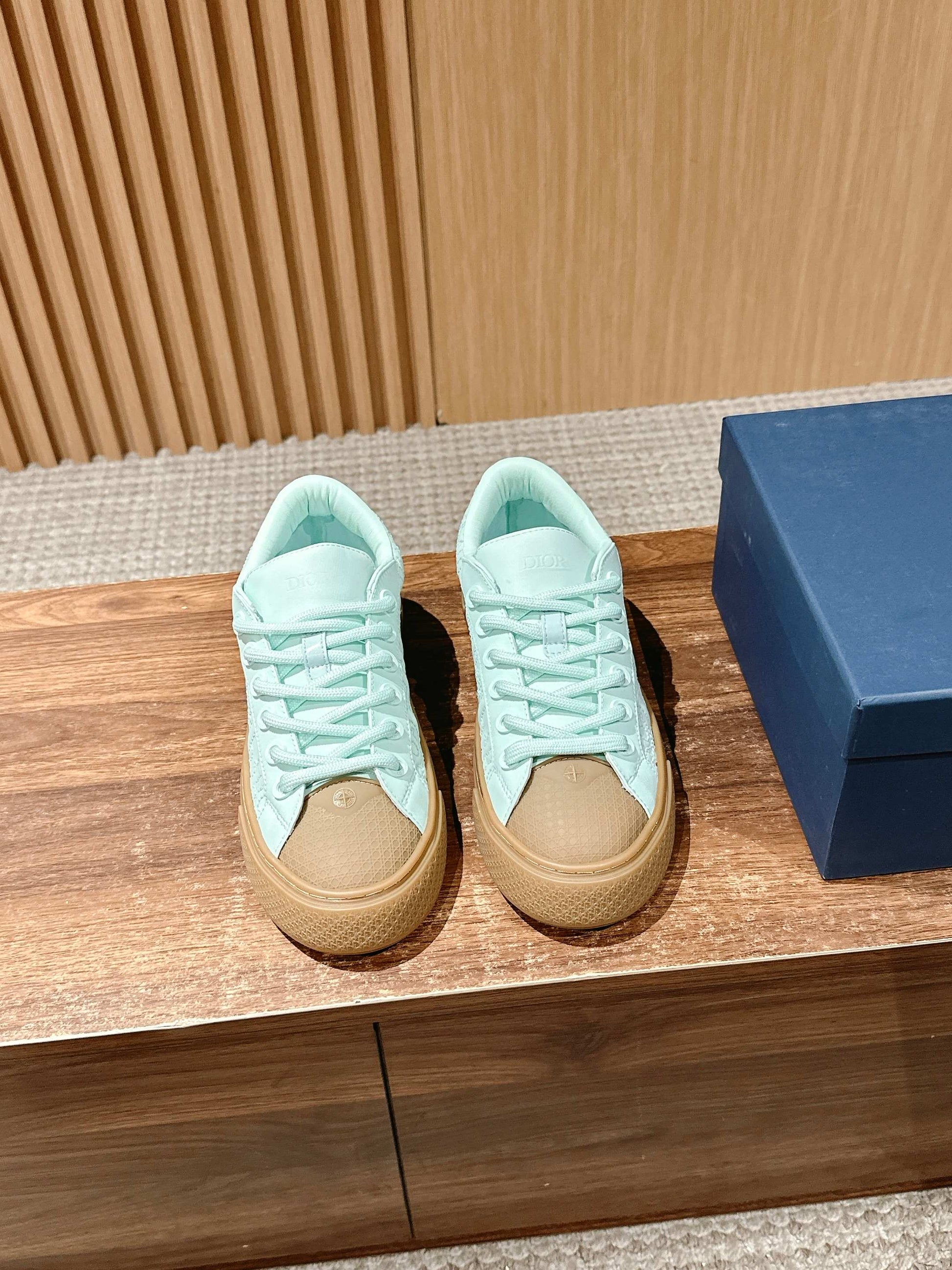 Dior x Stone Island B33# Casual Skate Sneakers, Green