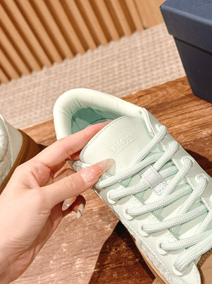 Dior x Stone Island B33# Casual Skate Sneakers, Green