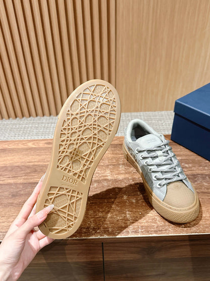 Dior x Stone Island B33# Casual Skate Sneakers, Grey