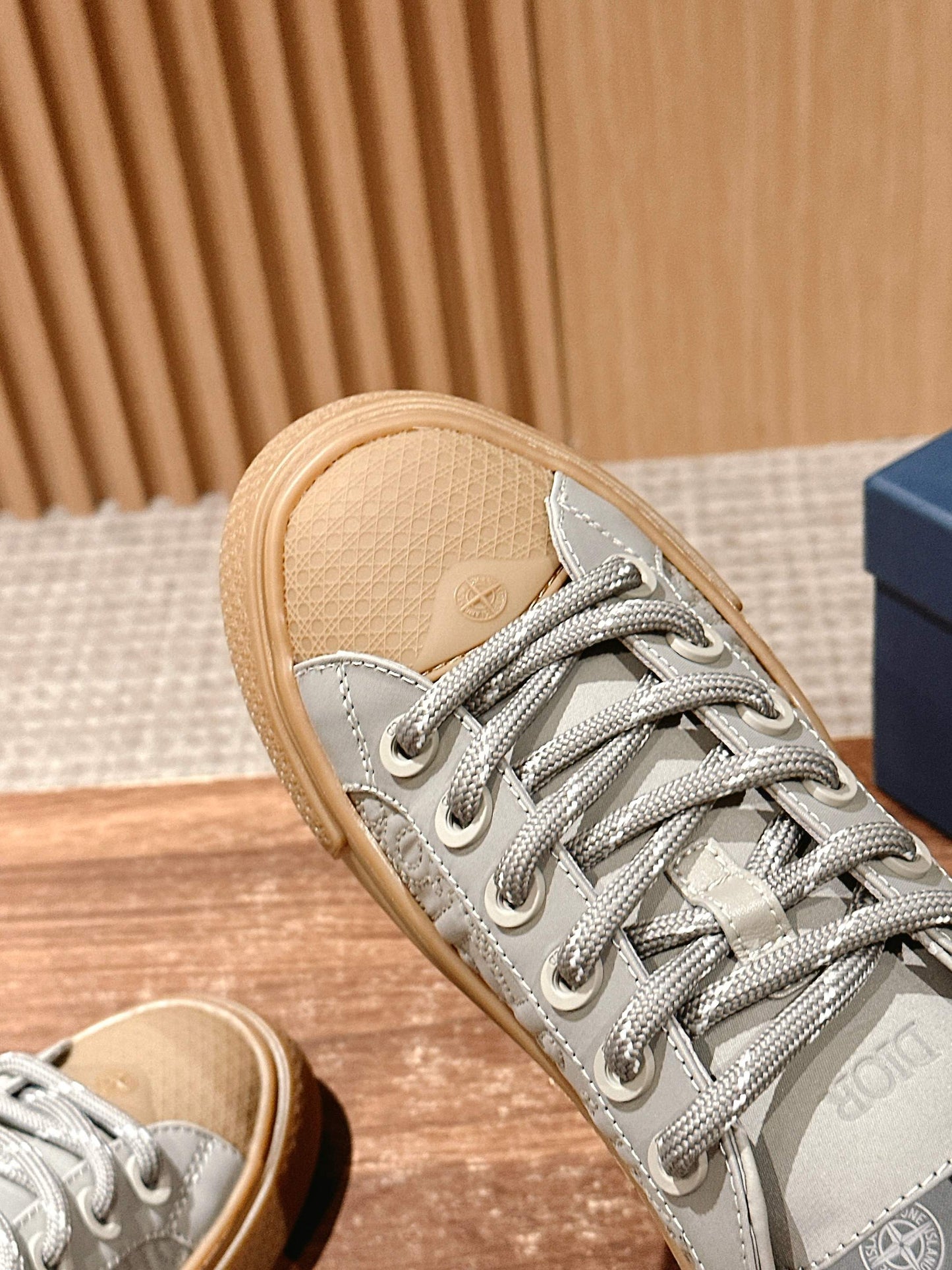 Dior x Stone Island B33# Casual Skate Sneakers, Grey