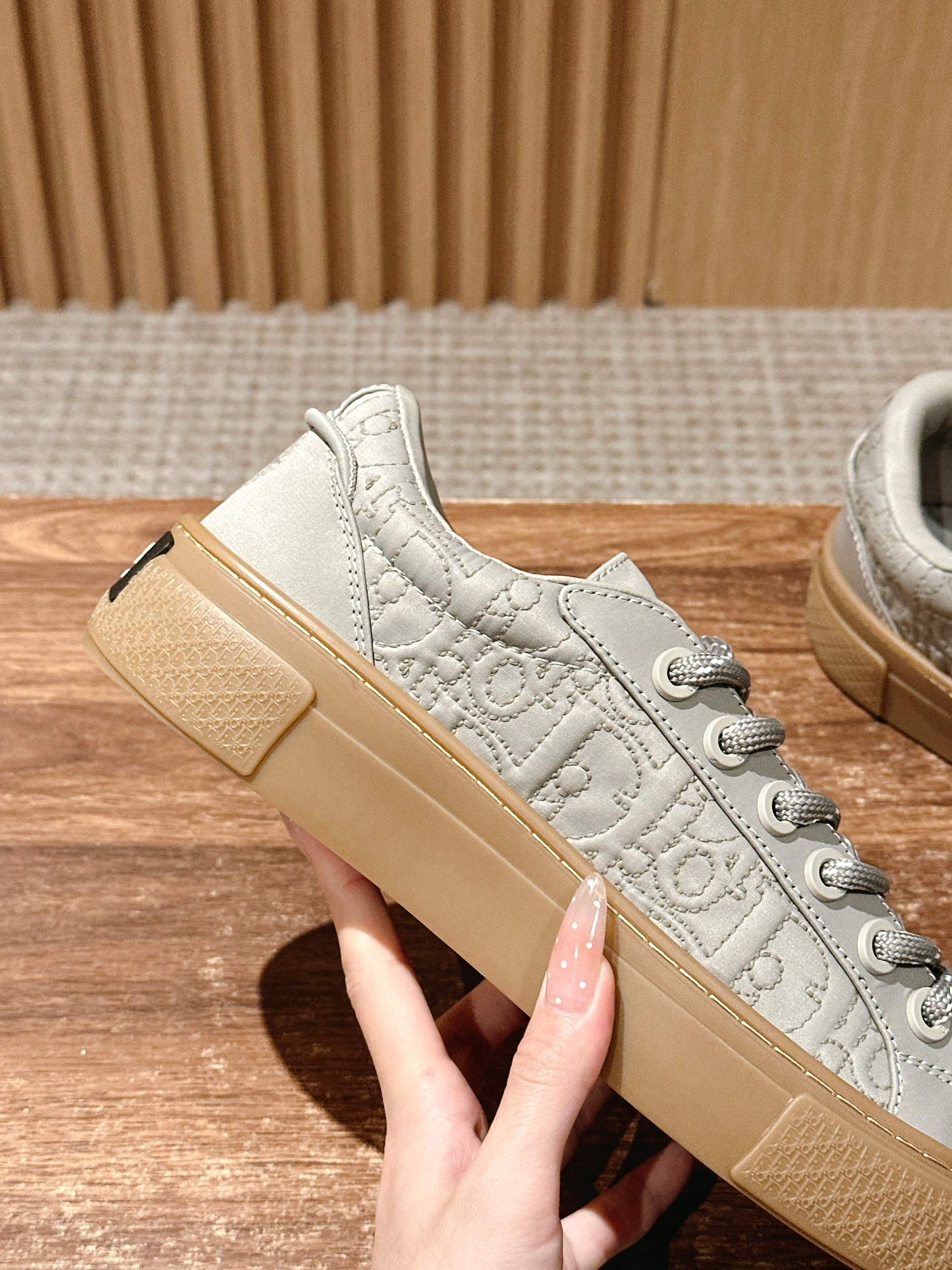 Dior x Stone Island B33# Casual Skate Sneakers, Grey