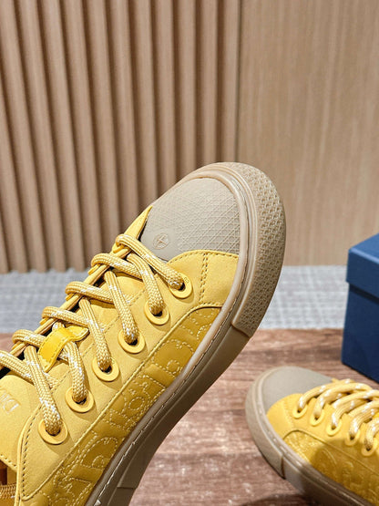 Dior x Stone Island B33# Casual Skate Sneakers, Yellow