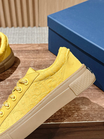 Dior x Stone Island B33# Casual Skate Sneakers, Yellow
